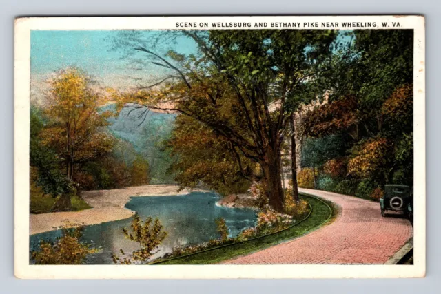 Wheeling WV-West Virginia, Wellsburg And Bethany Pike, Vintage c1928 Postcard