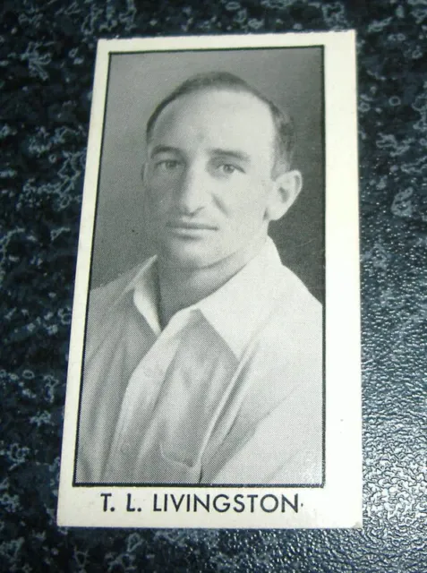 D.C. Thomson - County Cricketers (Rover) No2 - T.L. Livingston, Northants