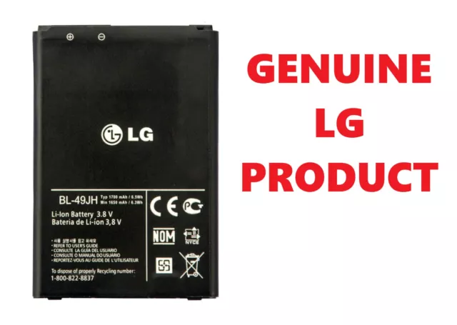 New OEM LG BL-49JH Battery K3 LS450 K4 VS425 K120 Spree K121 K130 Zone 3 VS425PP