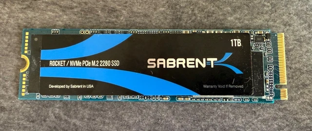 SABRENT SSD 2TB, SSD interno, Rocket SSD NVMe PCIe M.2 2280, Disco a stato solido ad alte prestazioni, Lettura fino a 3400 (MB/s), (SB-ROCKET-2TB SABRENT SSD 2TB, SSD interno, Rocket SSD NVMe PCIe M.2 2280, Disco a stato solido ad alte prestazioni, Lettura fino a 3400 (MB/s), (SB-ROCKET-2TB