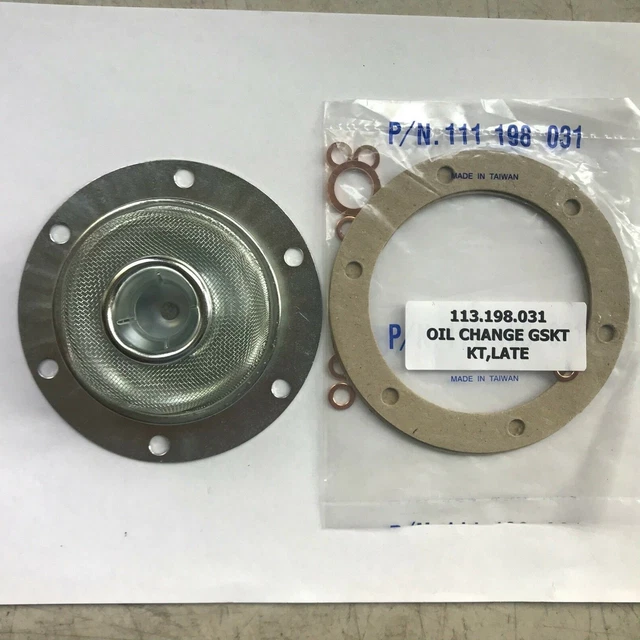 VW BEETLE, GHIA Engine Oil Change Kit, Strainer Screen Gaskets 1500cc