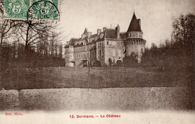 *10452 cpa Dormans - le château