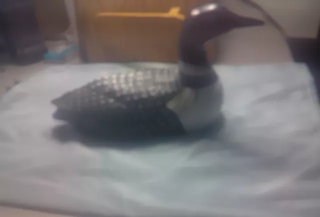 11 12" Ceramic Loon Figurine