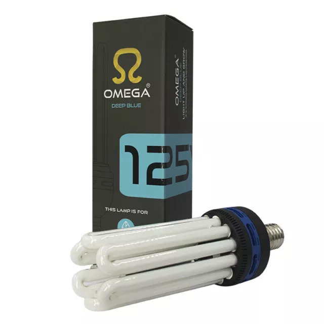 OMEGA 125W CFL Bulbs High Output Hydroponic Compact Fluorescent Growing Lamps