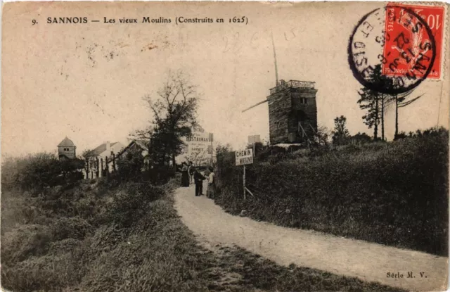 CPA SANNOIS - Les vieux Moulins (380957)