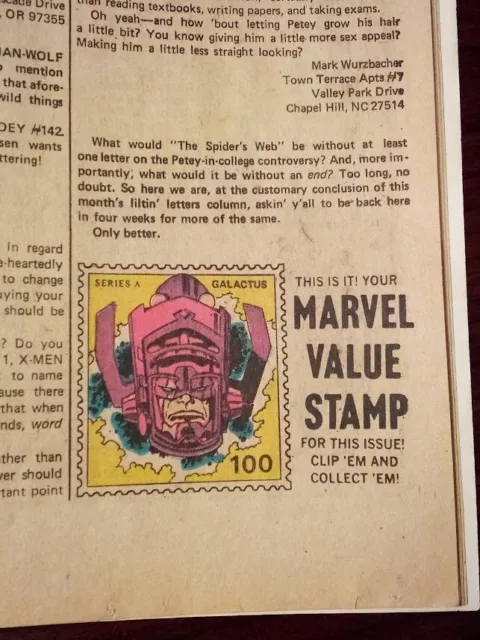 The Amazing Spider-Man #145, VF, 1975 Bronze Era Comic Book, Marvel Value Stamp! 2