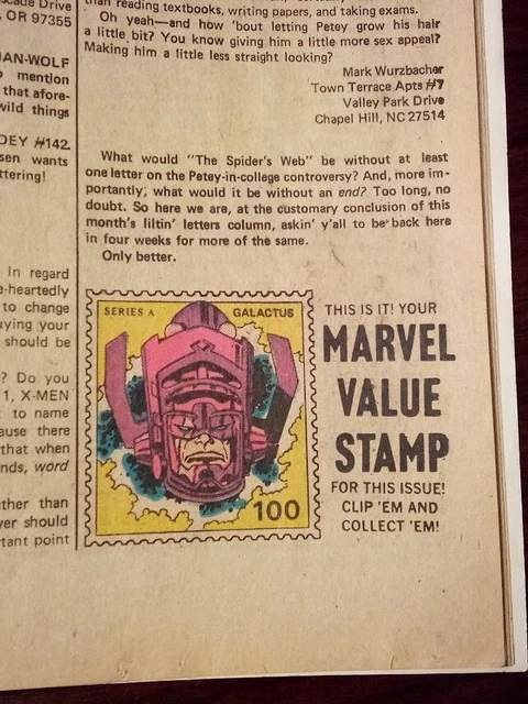 The Amazing Spider-Man #145, VF, 1975 Bronze Era Comic Book, Marvel Value Stamp! 2