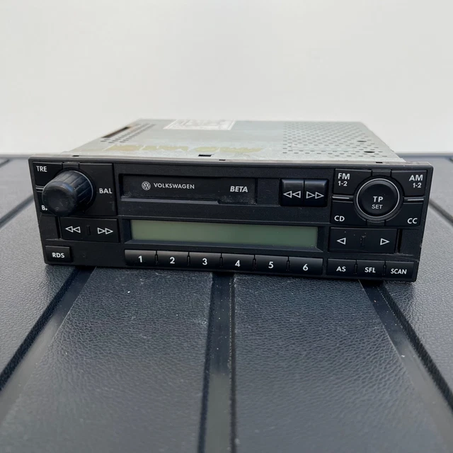 VW GOLF MK4 Gamma Cassette player radio, Volkswagen car stereo with