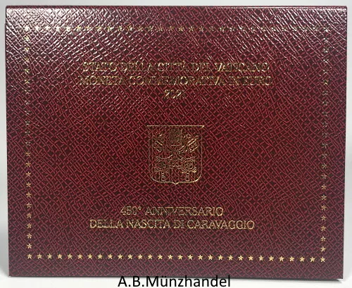Vatikan 2021 2 Euro - Gedenkmünze - 450. Geburtsjahr Caravaggio  stgl.