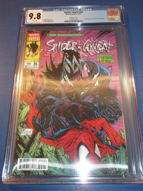 Spider-Gwen #25 1st Gwenom 3D Variant CGC 9.8 NM/M Gorgeous Gem Wow Hot Key