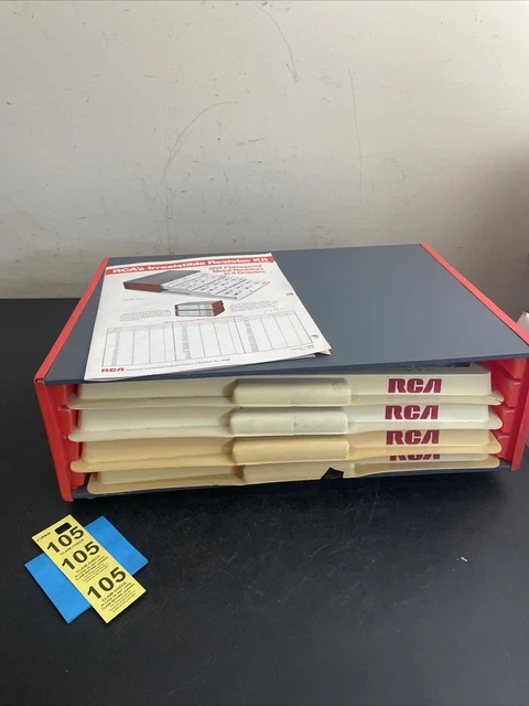 Vintage RCA resistor kit w/ Large Lot Of assorted resistors Included incomplete