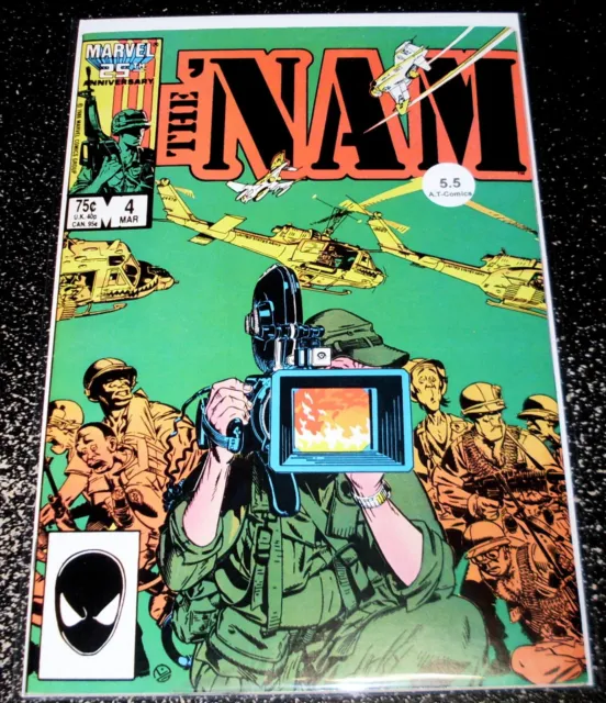 The Nam 4 (5.5) 1st Print 1987 Marvel Comics - One Time Shipping