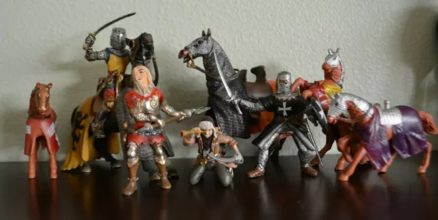 Schleich And Papo Medieval Lot