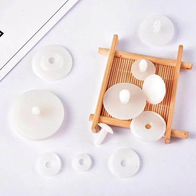 EXCEART 50 Sets Doll Making Joints Kit - Plastic Skeleton Joints For DIY Dolls, Bears, Plush Toys (40mm Size) - View #9