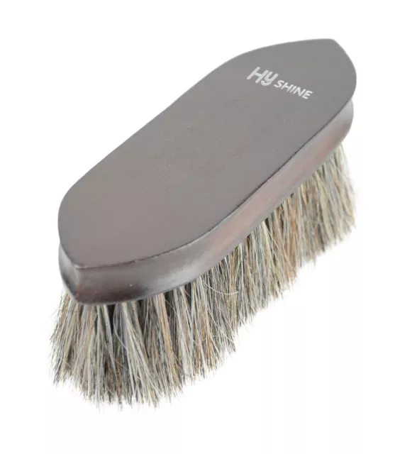 Hy Equestrian HyShine Deluxe Horse Hair Wooden Dandy Brush One Size