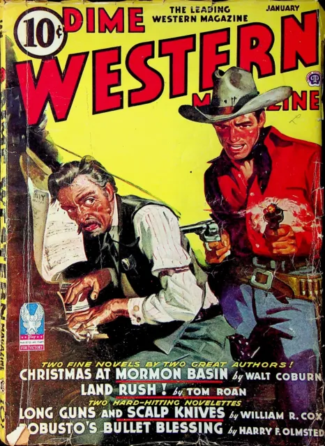 Dime Western Magazine Pulp Jan 1943 Vol. 35 #1 GD/VG 3.0