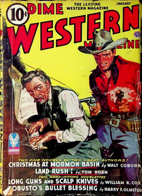 Dime Western Magazine Pulp Jan 1943 Vol. 35 #1 GD/VG 3.0