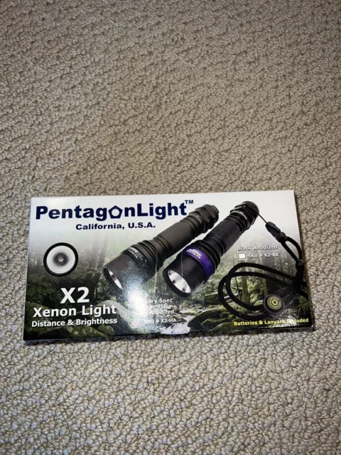 Brand new pentagonlight Xenon X2 flashlight