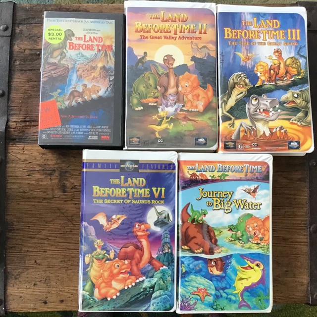 THE LAND BEFORE Time VHS Movies Lot of 6 Bundle Classics £18.94 PicClick UK