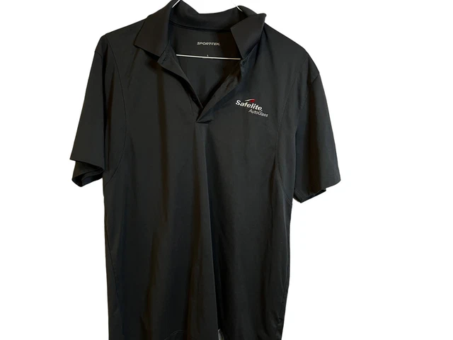 Safelite AutoGlass Mens Employee Polo Shirt Uniform Size Large