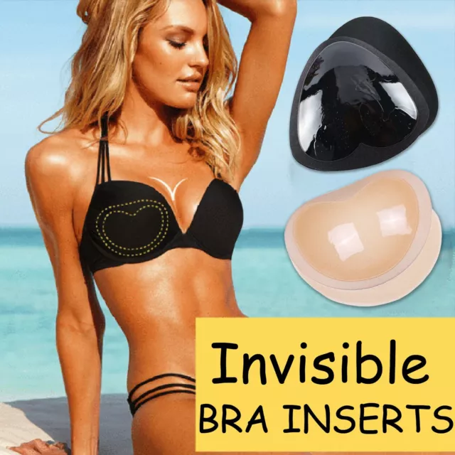 Silicone Gel Bra Breast Enhancers Push Up Pads Chicken Bikini Fillets Inserts