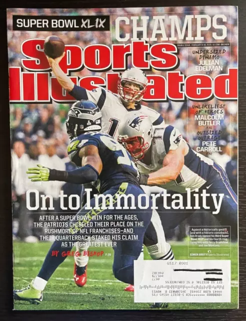 Sports Illustrated February 9, 2015 Super Bowl XLIX Champs Tom Brady New England