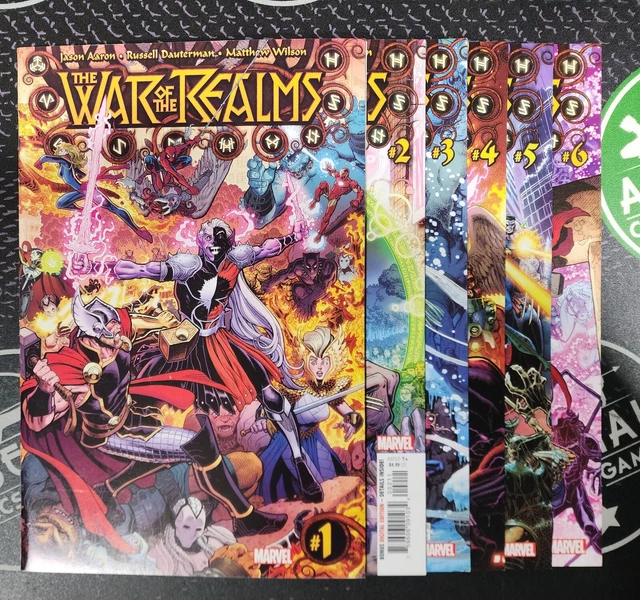 War of the Realms #1-6 Complete Mini-Series Marvel Comics 2019 Art Adams NM