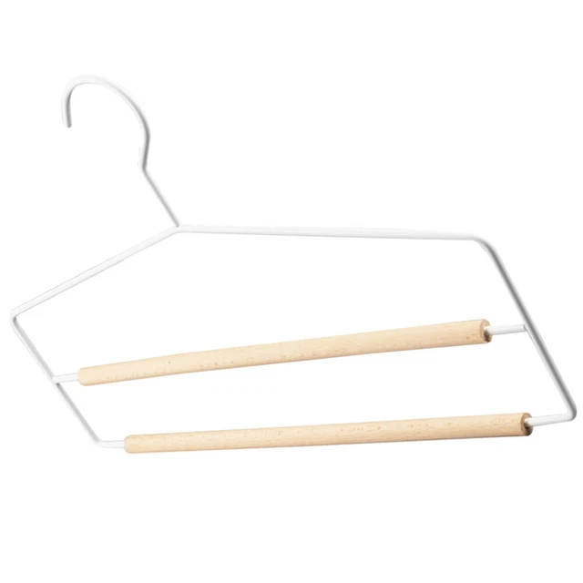 Percha de pantalón, armario que ahorra espacio, percha de pantalón, antideslizante