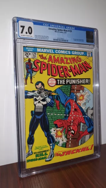 Amazing Spider-man 129 7.0 CGC 1st Appearance Punisher Jackal 1974