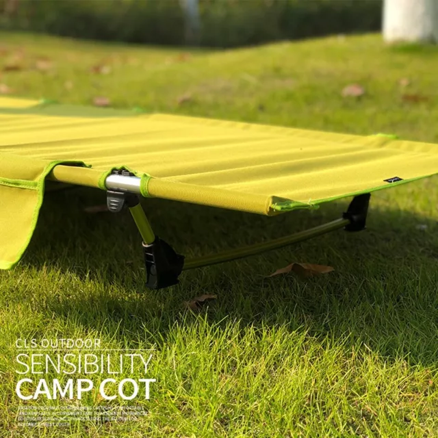 Lit de camping pliable pour aventures en plein air design léger et portable