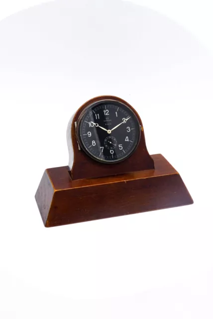 Omega Desk / deck  / car clock with 8 day movement
