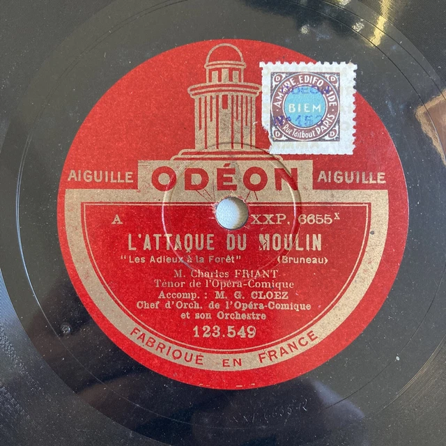78 rpm Ch. Friant L'attaque Du Moulin Jongleur De N-D 123549