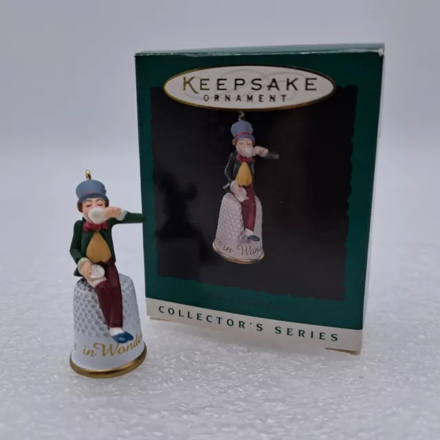 Alice in Wonderland Mad Hatter Hallmark Keepsake Miniature Ornament #2 in Series