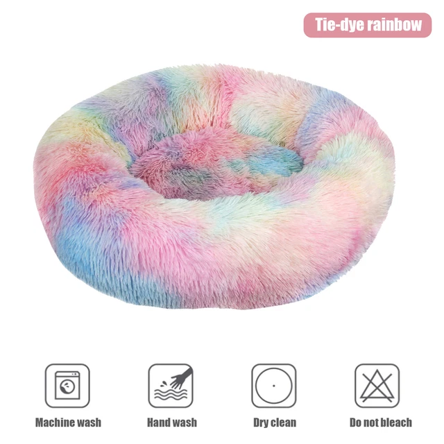 Donut Dog Bed - Round Calming Plush Dog Beds for Small Medium Large Dogs & Cats 6
