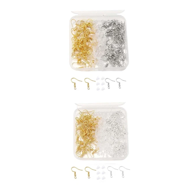 40 Pcs Pièces De Boucles D'oreilles Simples Kit Fabrication Bijoux