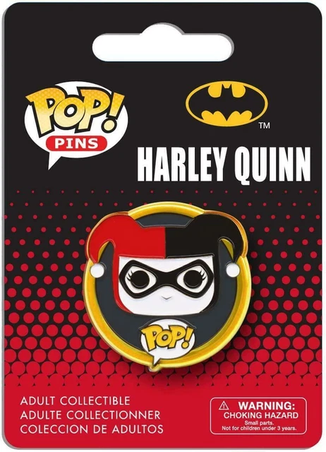 Spilla Funko Pop Pins Harley Quinn Batman Dc Metallo 3Cm
