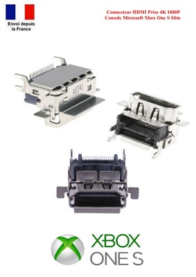 Connecteur Port HDMI Console Prise Changement 4K 1080P Microsoft Xbox One S Slim