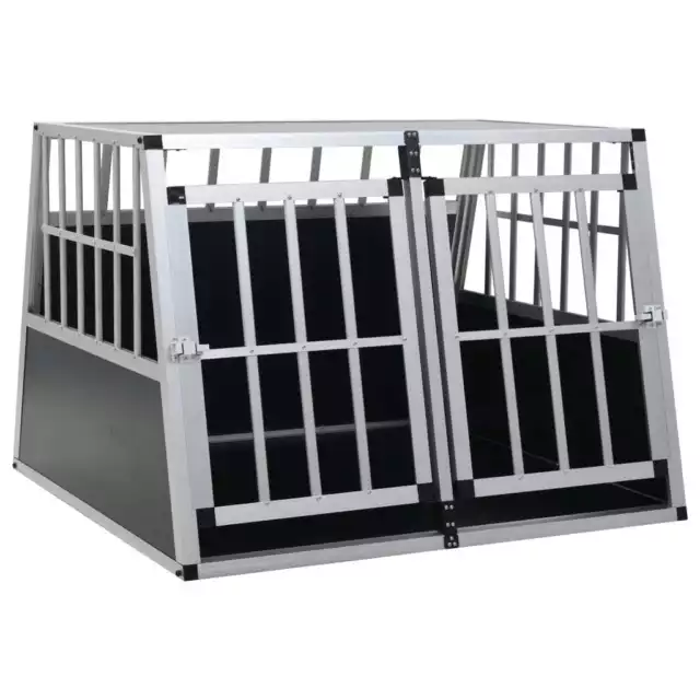 vidaXL Dog Cage with Double Door 94x88x69 cm