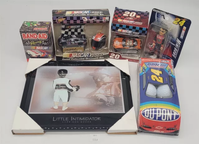 ThriftCHI ~ Asst'd NASCAR Collectibles Lot - 4 Pcs incl D Earnhardt Plaque