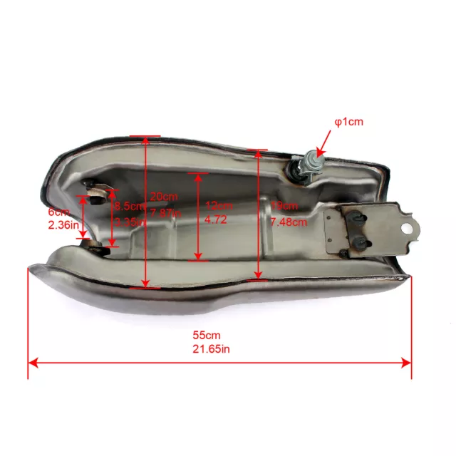 Kraftstoff Tank Benzintank cafe Racer für Honda für Suzuki für YAMAHA RD50 RD350 2