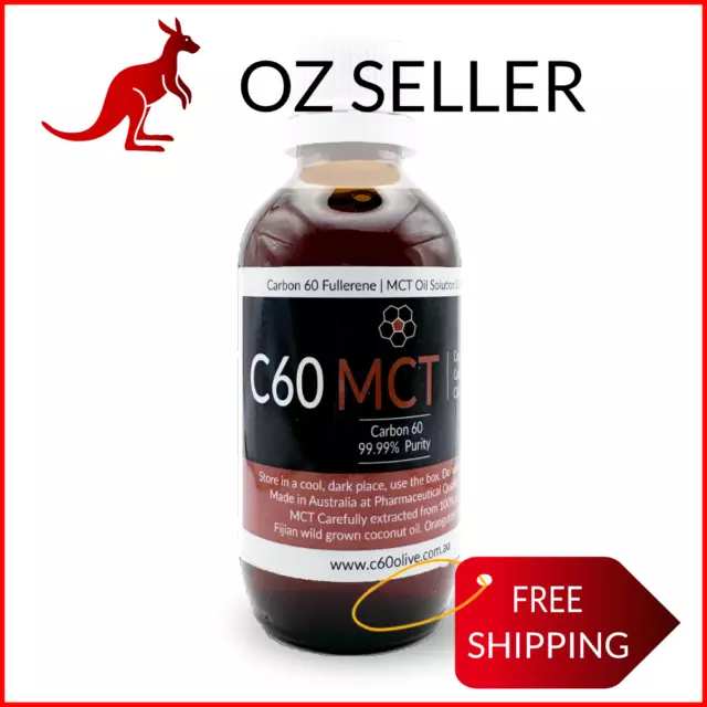 C60 MCT - Coconut MCT with 99.99% Carbon 60 - 100ml