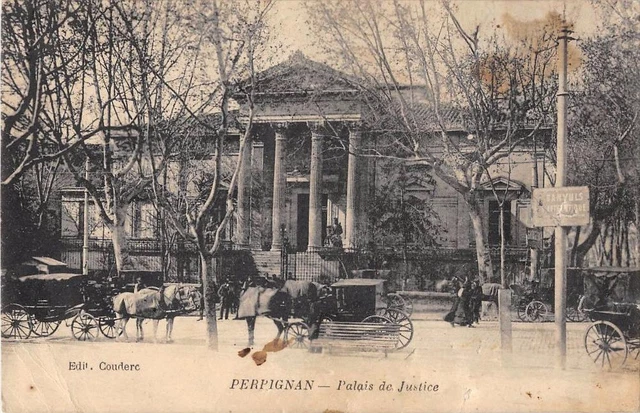 Cpa 66 Perpignan  Palais De Justice