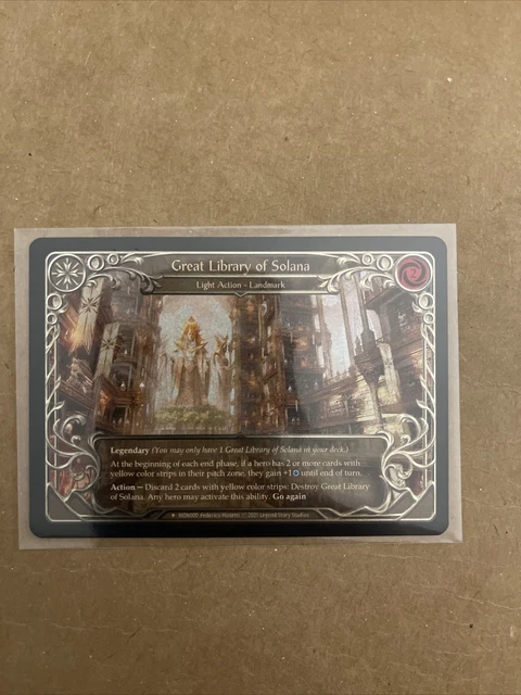 GREAT LIBRARY OF Solana - Cold Foil - Monarch 1st Edition (w