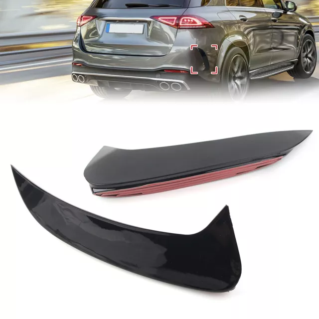 Rear Bumper Splitter Spoiler Canard Air Vent For Mercedes Benz W167 GLE 2020+