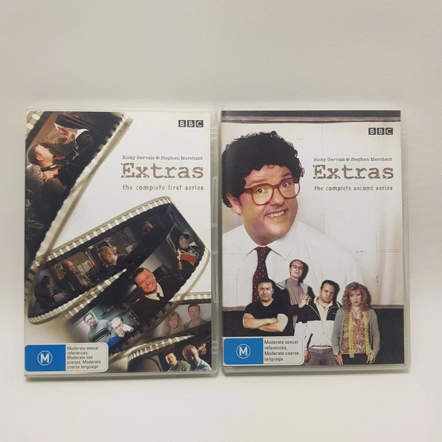 Extras Complete Series Season 1 And 2 Ricky Gervais DVD VGC
