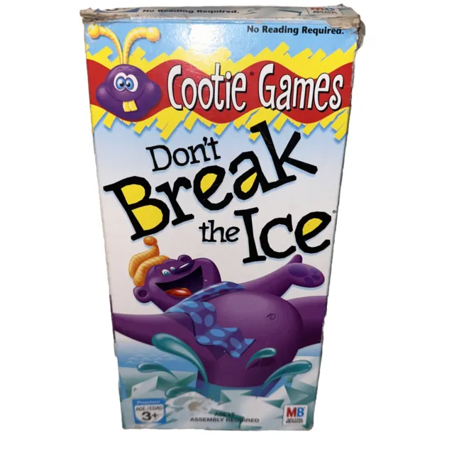 1999 Don't Break the Ice Game by Milton Bradley Vintage Cootie Games