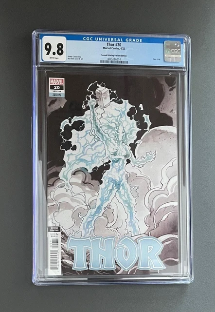 Thor #20 CGC 9.8 2nd Print 1:25 1st Appearance God of Hammers Bianchi Variant