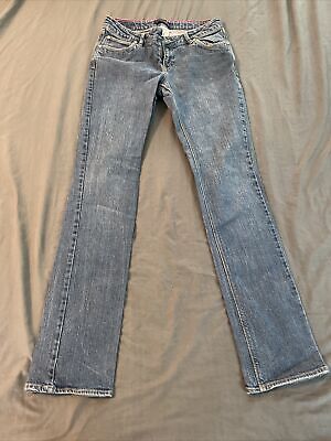 Levi Jeans Girls Slim Straight Fit Blue Jeans Size 16