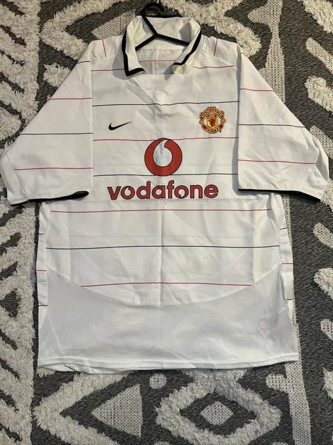 Manchester United 2003-2005 Xl Mens Third Football Shirt Nike Excellent Vintage