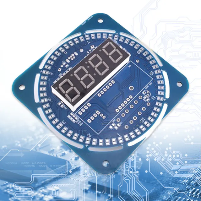 DS1302 LED Temperature Display 5V Electronic Clock Module DIY Kit (Parts) 3